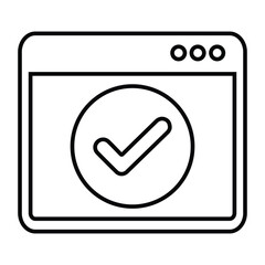 Calendar, checkmark, deadline icon