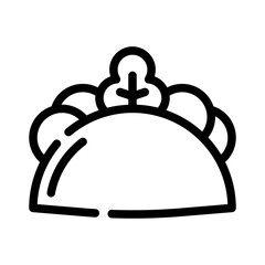 taco line icon