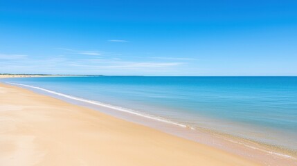 Obraz premium Tranquil Beach Scene