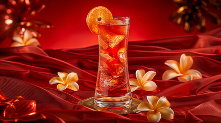 christmas decoration with candle