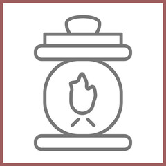 Smelting Furnace Icon Design