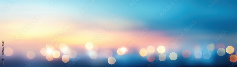 Poster dreamy abstract blur background with ethereal bokeh effect for digital art and design projects