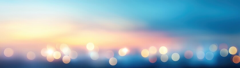 Dreamy abstract blur background with ethereal bokeh effect for digital art and design projects