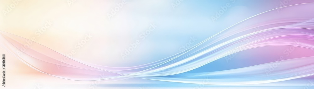 Poster abstract background with smooth lines and flowing curves for modern design