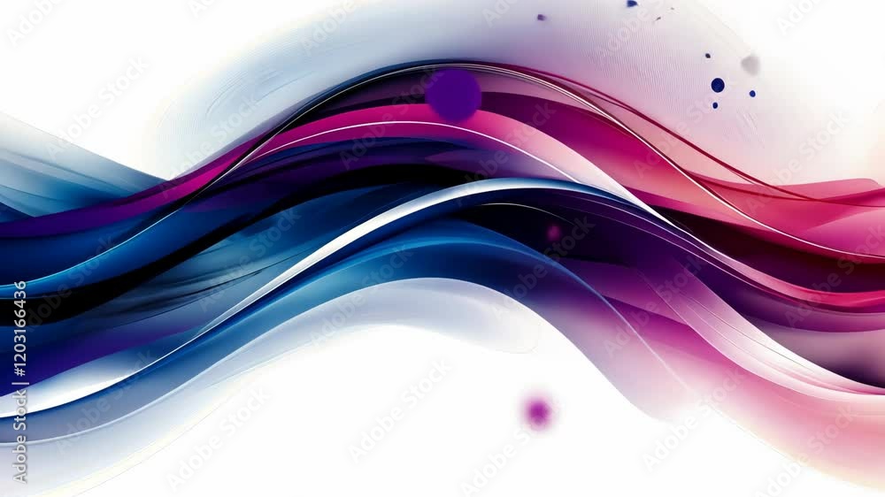 Poster colorful abstract waves create a dynamic interplay of hues and textures for modern design inspiratio