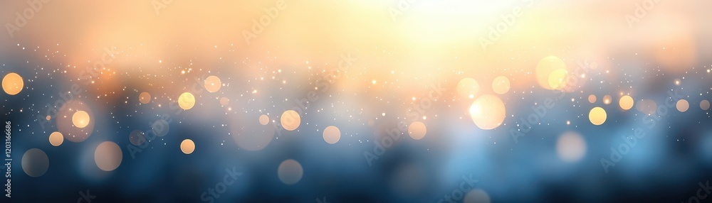 Poster dreamy abstract blur background with bokeh effect soft focus and gentle light for design projects