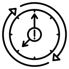 over time single icon