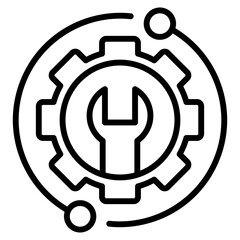technical single icon