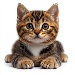 Fototapeta premium Brazilian Shorthair Cat in High Definition, perfect for pet owners, animal lovers, and veterinary websites