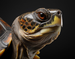 close up of a turtle