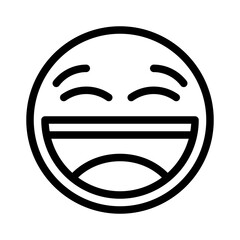 happy line icon