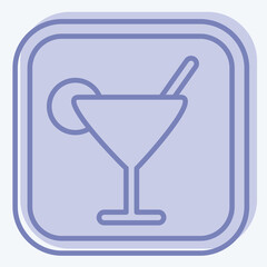 Icon Bar. related to Public symbol. two tone style. design editable