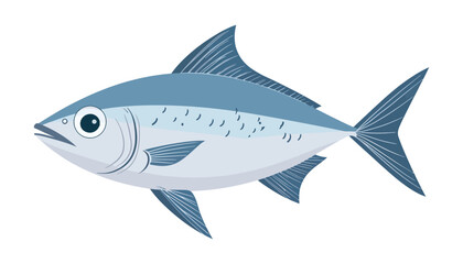 Obraz premium Orange and Blue Feather Illustration with Ink Jar for Writing Themes