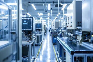 machinery in a semiconductor fabrication