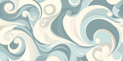 Fototapeta premium fluid abstract shapes in pastel colors, melting and flowing like liquid paint