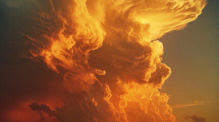 A rare natural phenomenon clouds forming giant ani_006