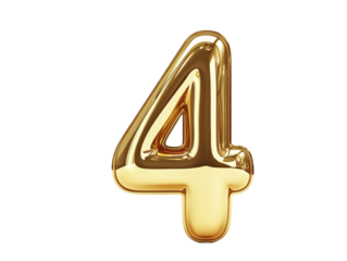 Isolated 3D Golden Number Four