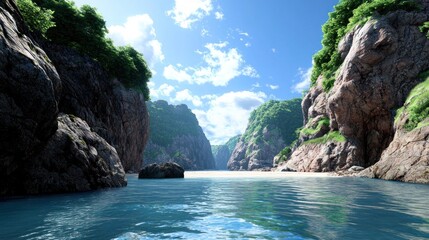 Secluded Tropical Cove