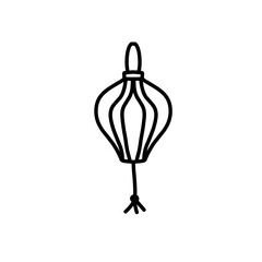 chinese lantern outline