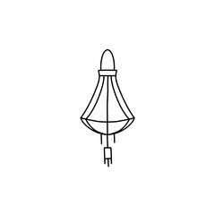 chinese lantern outline