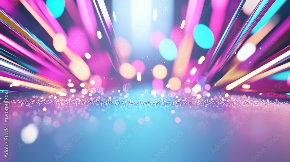 Poster creative photography and light effects abstract background with colorful light patterns and textures