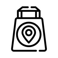 location line icon