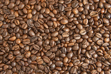 Coffee beans, coffee, texture, texture, pattern, background