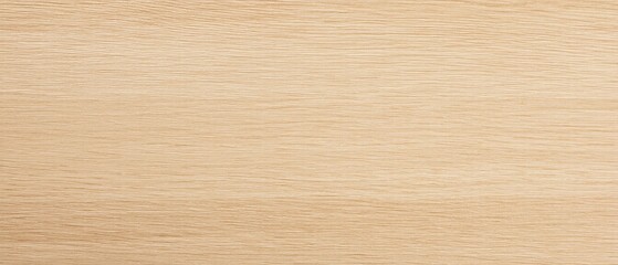 Smooth Beige Color Wooden Surface with Natural Grain and Knots. Made with generative AI