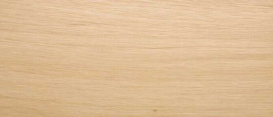 Smooth Beige Color Wooden Surface with Natural Grain and Knots. Made with generative AI