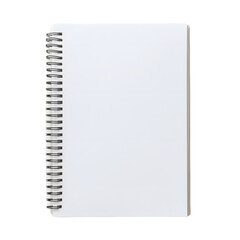 Recycled paper notepad on a white background.
