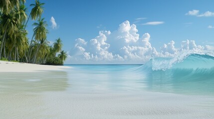 Tranquil Tropical Beach Scene