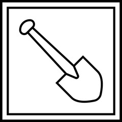 Shovel Icon Design