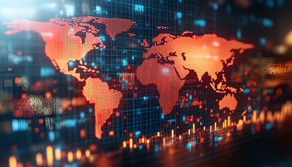 Global data network crisis, red alert