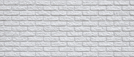 White brick wall texture background for stone tile block painted in grey light color wallpaper modern interior and exterior and backdrop design