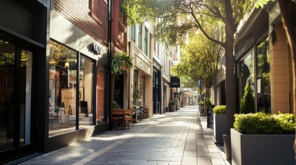 Retail properties near busy streets are ideal for small businesses.