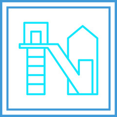 Mining Shaft Elevator Icon Design