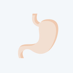 Icon Stomach. related to Healthcare symbol. flat style. design editable