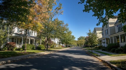 Obraz premium The neighborhood has excellent amenities and low crime rates.