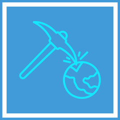 Geologist Icon Design