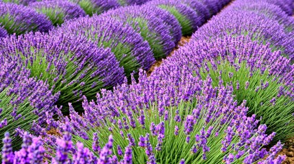 Fototapeta premium Lavender Field in Bloom