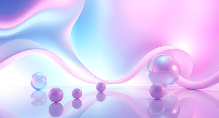 abstract background with waves