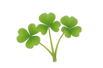 Three clover leaves with five lobes in triangular formation