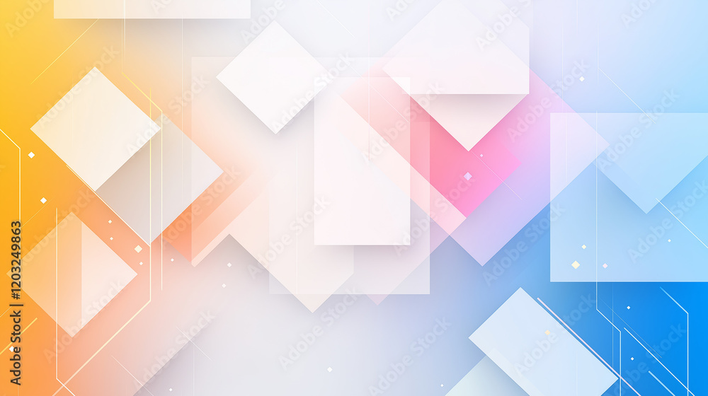 Poster geometric abstract background: a captivating abstract background composed of overlapping geometric s