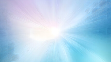A soft, glowing blue background creating a peaceful, calming atmosphere.