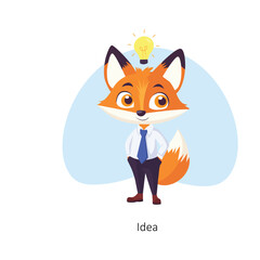 Idea vector character illustration. EPS 10 File
