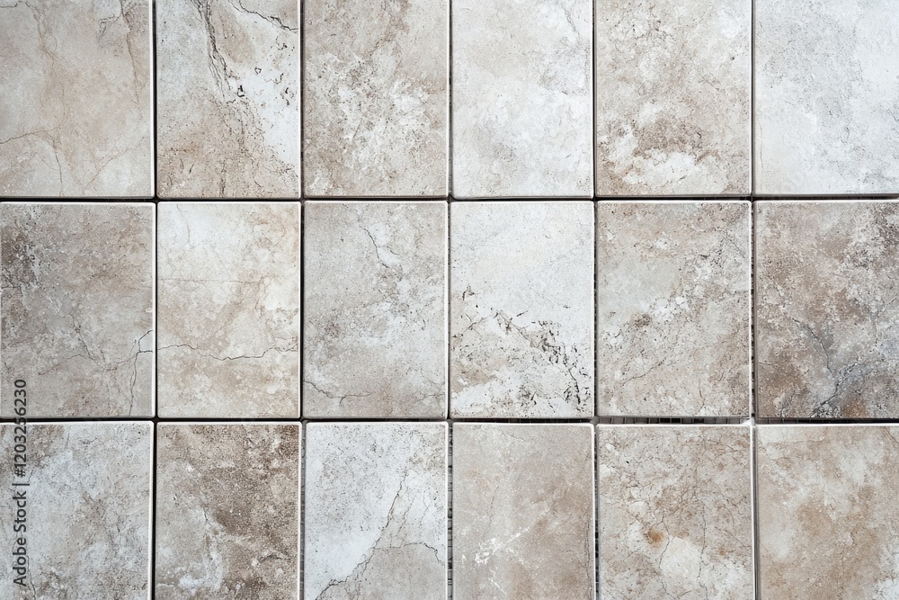 Aufkleber textured tiles create an elegant grid pattern, showcasing subtle