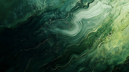 Deep green textures with soft ripples, resembling a tranquil natural environment.