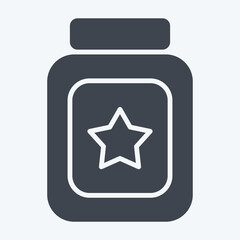 Icon Baby Food. related to Kindergarten symbol. glyph style. design editable