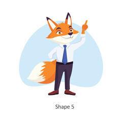 Point out  vector character illustration. EPS 10 File