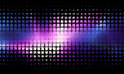 This Abstract Digital Background features vibrant purple and blue gradients blending with intricate geometric patterns, making it perfect for various